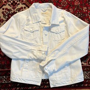 Stitch fix/ Mono B white denim jacket